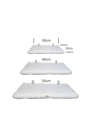 Peluş Kedi Basamağı Peluş Raf Duvar Kedi Yolu Parkur 3'lü Set
