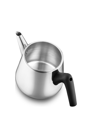 Jumbo Ground Midi Steel Çaydanlık Siyah