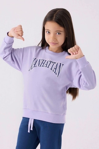 Kız Çocuk Eşofman Takım - Lila Lila