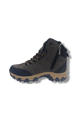 Jagulep 4057-26 Anatomik İçi Kürklü Outdoor Erkek Bot Kahve Oranj Kahverengi