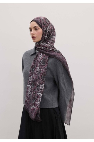 Freshscarfs Vintage Echo Desen Şal Erik Çürüğü