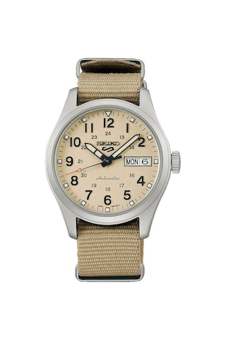 Seiko Srpj83k1 Otomatik Nato Bej 10 Atm 36 Mm Erkek Kol Saati Gri