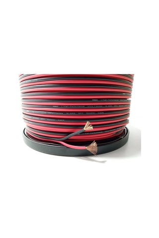 Mobass Bakır Amfi Hoparlör Kablosu 16ga %100 Bakır Ofc 16ga Anfi Bass Kablosu 5 Metre