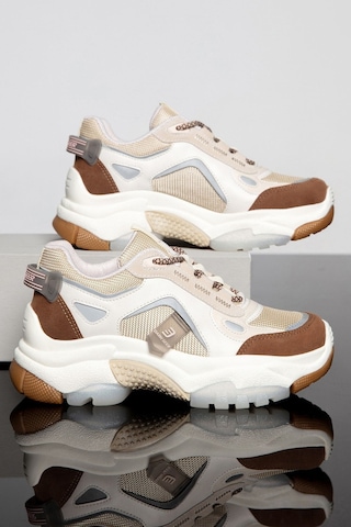 Dark Seer Ds Linda Sneaker 2025 Kadın Bej-karamel