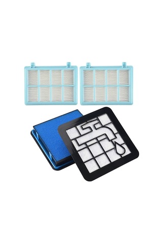 Philips Powerpro Compact Fc9331 Fc9332 Fc8010 Elektrikli Süpürge İçin 2'li Filtre Seti