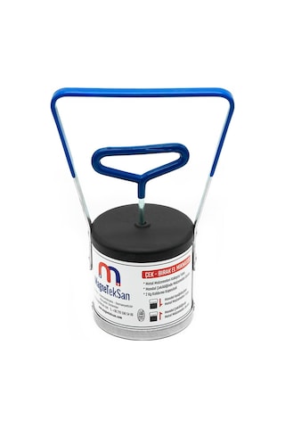 Ø90x200 Mm Ferrit Mıknatıslı Çek Bırak El Mıknatısı 7 Kg Plastik Saplı İnşaat Çivisi Vida Metal Toplama Mıknatısı 16lbs