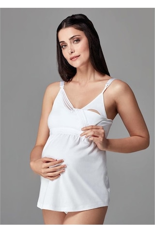 Eros Ersk510 Lohusa Atlet - Beyaz Beyaz