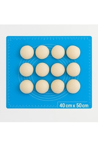 Silikon Hamur Matı 40x50 Cm Ölçülü Kaymaz Yapışmaz Mutfak Matı