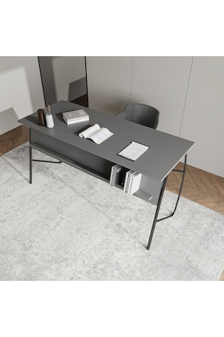 Ella Ofis Masası 150cm Antrasit