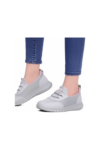 Slazenger Avenge Siyah Kadın Günlük Yürüyüş & Koşu Ayakkabısı Rahat Slip-on Buz Mavi - Pembe