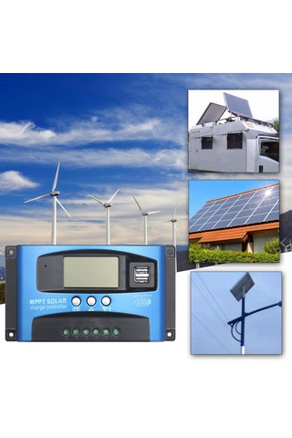 Reedark 12v/24v Otomatik Uyumlu 50a Mppt Güneş Kontrolörü - Yüksek Verimli Akıllı Batarya Şarj Cihazı