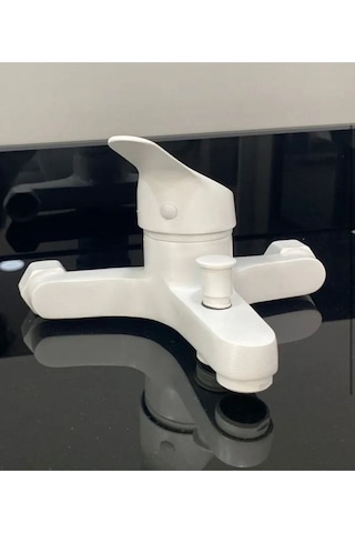 Armour Armatür Banyo Bataryası Seti Beyaz Beyaz