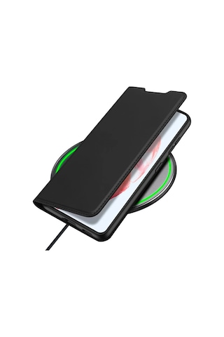 Dux Ducis Sm Galaxy S21 Kılıf Kapaklı Flip Cover Kılıf Skinpro Series- 5775 Renk: Siyah