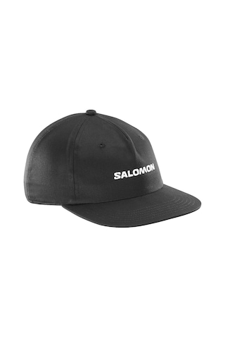 Salomon Salomon Logo Flat Cap Unisex Siyah Şapka 27180 Siyah