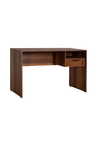 Adoremobilya Concept Kilitli Çekmeceli Çalışma Masası - Oslo Ceviz Oslo Ceviz