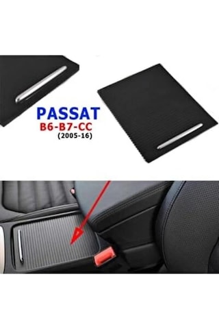 Vw Passat B6 2006-2011 Orta Konsol Sürgülü Kapak 3c0857503 Siyah Diğer