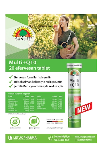 Sunlife Multi +q10 Multivitamin 20 Tablet