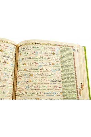 Cami Boy Satır Arası Renkli Kelime Altı Meali - Bilgisayar Hatlı
