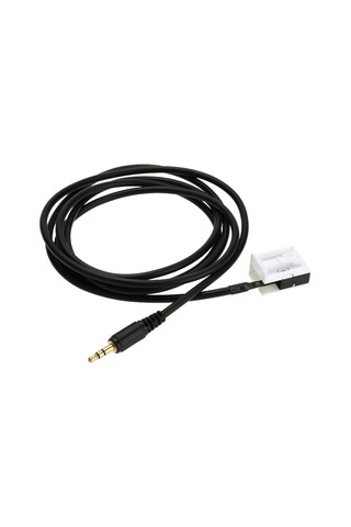 Gajeena Mercedes Aux Kablosu 3.5mm Jack 12 Pin, 144cm Uzunluk, Audio 20/30/50 Aps Uyumlu, Cep Telefonu/mp3 Müzik Bağlantısı, Siyah
