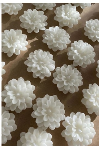 Zambak Kokulu Lotus Mum Nişan, Nikah, Düğün Özel Gün Hediyeliği