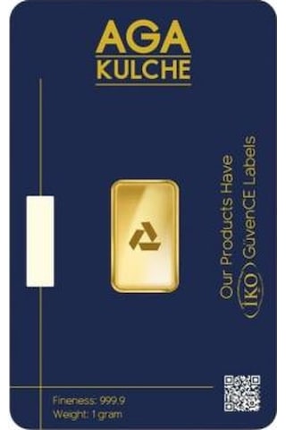 Agakulche 1 Gr 24 Ayar 999.9 Külçe Altın