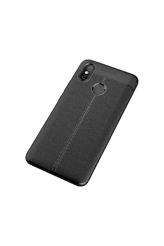 Xiaomi Mi Max 3 Kılıf Deri Tarzı Niss Silikon Case