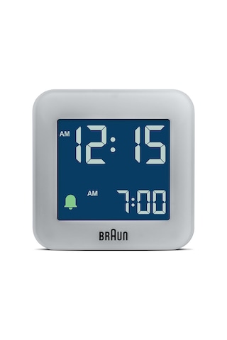 Braun Bc08g Gri Klasik Seyahat Dijital Alarmlı Masa Saati Brn.bc08g