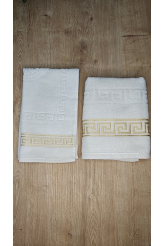 4 Parça Banyo Set 50x90 - 30x50 Beyaz