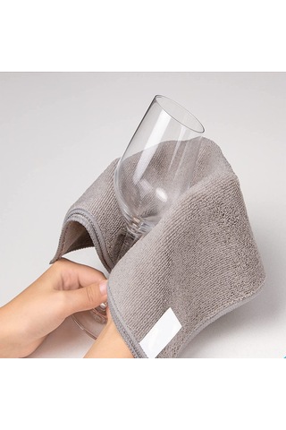 Kosona Üstün Emici Mikrofiber Temizlik Bezi - Ev Ve Mutfak İçin Kireç Ve Yağ Tutmayan, Yıkama Ve Kurutma Cloth 12 Adet