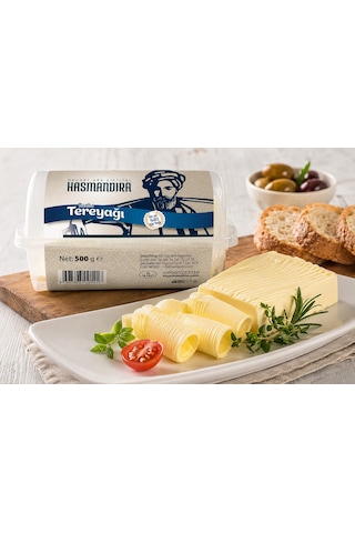 Hasmandıra Geleneksel Tuzlu Tereyağı 500 G X 2 Adet %82 Süt Yağı 1 Kg İkili Paket