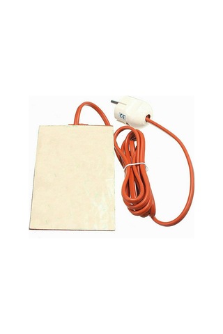 Vkemall Silikon Motor Yağ Tankı Isıtıcı Paspası 250w - Avrupa Standartı Şarj Bağlantısı - 210cm Kablolu Oranj