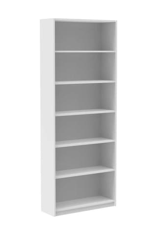 Max 6 Raflı Kitaplık - Beyaz 75x193x26 Cm Gxyxd