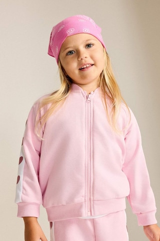 Defacto Kalp Baskılı Kalın Sweatshirt Kumaşı Fermuarlı Sweathirt Hırka Kız Bebek I0212a526aupr66 Mor-pr66