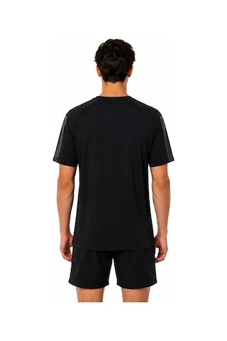Tommy Life Basic Erkek Tshirt Bisiklet Yaka Kol Detaylı Siyah 88447