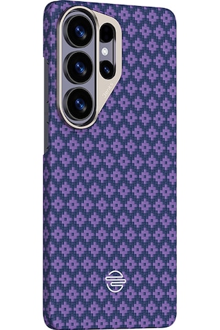 Galaxy S26 Ultra Uyumlu Kılıf M-safe Şarj Özellikli Benks Armorair Armorgrid Serisi Kevlar Kapak Mor