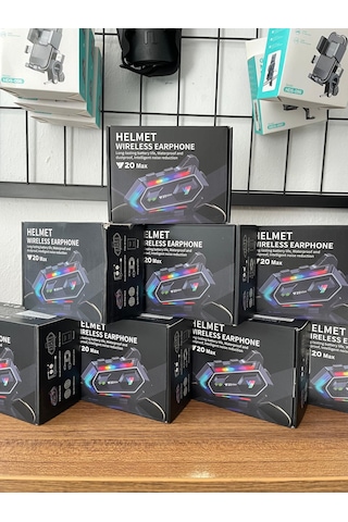 Helmet Y20 Max Eşleşmeli İntercom