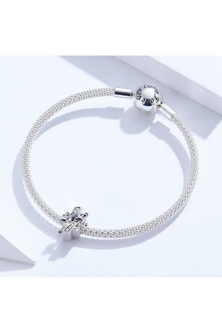 Fastbuy S925 Ayar Gümüş Rölyef Numara Boncuk Seti, 0-9 Numaralı, 4 Renk, Dıy Kolye & Bilezik Çok Renkli