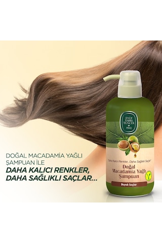 Eyüp Sabri Tuncer Doğal Macadamia Yağlı Şampuan 600 Ml Boyalı Saçlar Tüm Saçlar