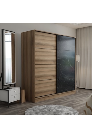 Minar Kale210y 2k Sürgülü Dolap 220g - Dore Dore Royalmermer