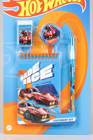 Dekomus İle Yeni Sezon Lisanslı Hot Wheels Not Defteri, Geçmeli Kurşun Kalem,silgi Ve Kalemtraş Kırtasiye Seti