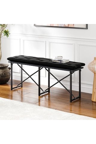 Mutfak Bahçe Minderli Bank Sandalye Düz Bank Sandalye Bench Füme