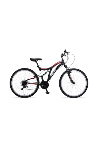 Trail 26" Çift Amortisörlü Bisiklet Siyah-kırmızı