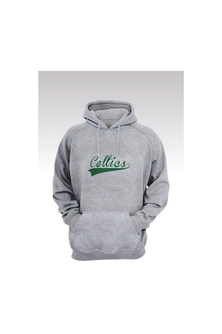 Startmore Boston Kapşonlu Sweatshirt - Hoodie Gri