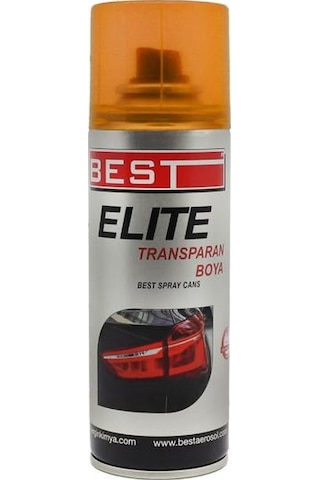Best Elite Transparan Far Boyası 200 ML Turuncu