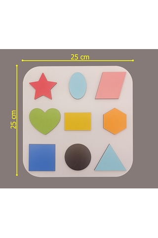 Şekiller Puzzle Ahşap