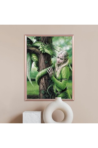 Clementoni Premium Canlı Renkli Kindred Spirits Anne Stokes Yetişkin Puzzle Yapboz 1000 Parça