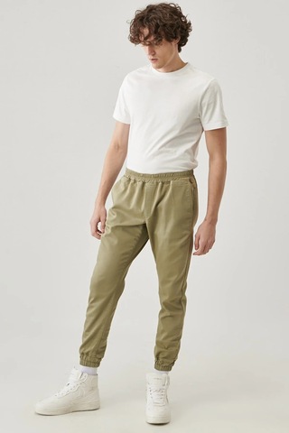 Lee Regular Fit Lastikli Paça Zeytin Erkek Jogger Pantolon L22133 001