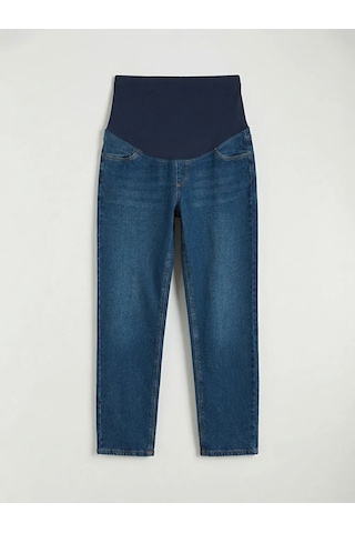 Lc Waikiki İndigo Karın Panelli Mom Fit Hamile Jean Pantolon Indigo