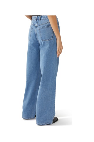 Remain Birger Christensen Cocoon Yüksek Bel Kot Pantolon Mavi