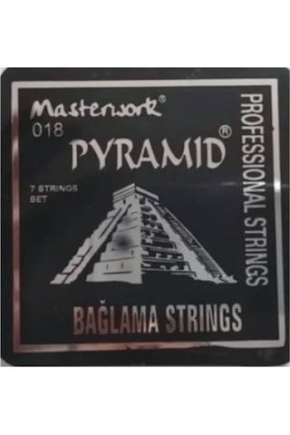 Pyramid 0.18 Kısa Sap Bağlama Teli+Tezene